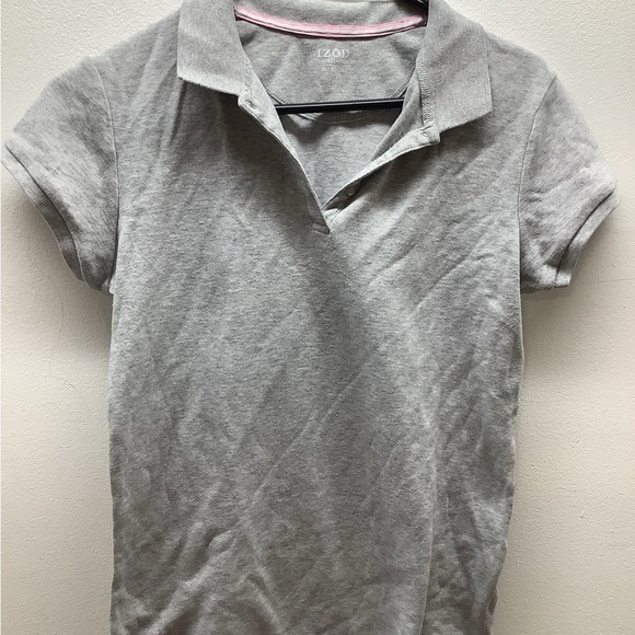 Izod Size XL/18 Girls Grey Uniform Polo Shirts Bundle of 3pcs. Preloved. - Picture 8 of 10